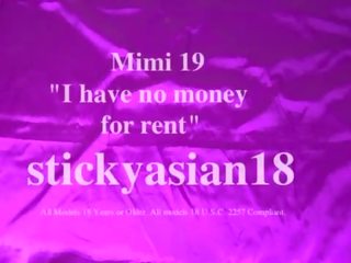 Stickyasian18 スキニー mimi 19 支払います ザ· 家賃