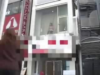 Japanese mademoiselle Fucked In Window video