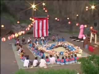 Japanska vuxen klämma festival