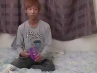 Giapponese giovane gay takuya trapanata difficile da x nominale clip strumento